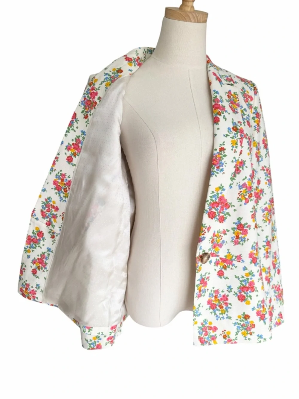 Sezane Gracie Jacket Jardin Secret Floral Size 6 NWT
